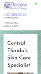 Mobile Screenshot of derrowdermatology.com